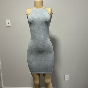 Forever 21 Light Gray Bodycon Mini Dress